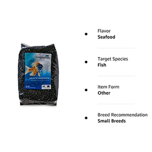 imagitarium Frosted Black Aquarium Gravel Substrate, 5 lbs.