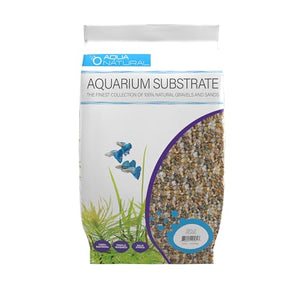 AquaNatural Gold Pearl 10lb Gravel Substrate for Aquariums, terrariums and vivariums, 2-4mm