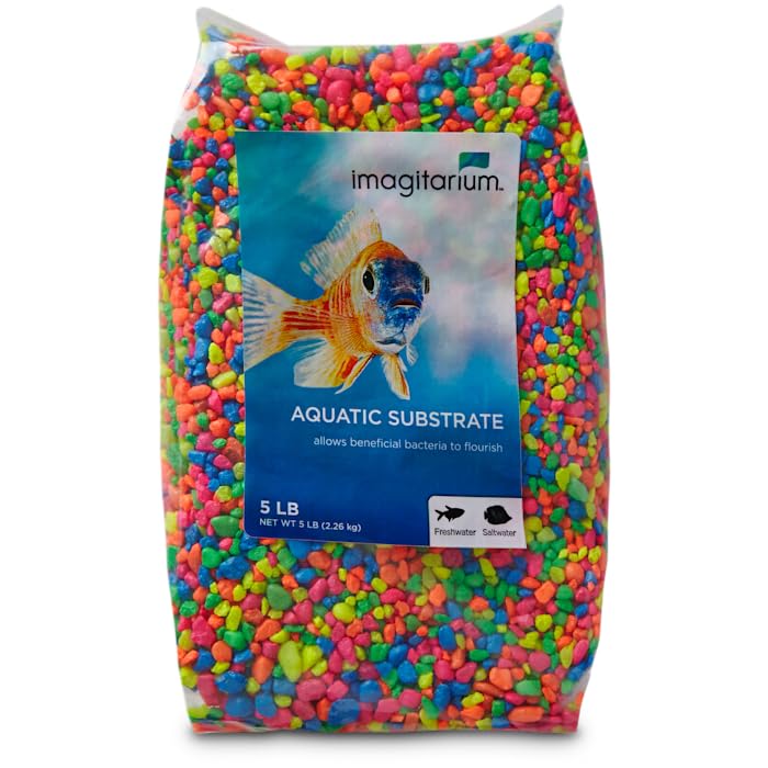 imagitarium Neon Aquarium Gravel Substrate, 5 lbs.