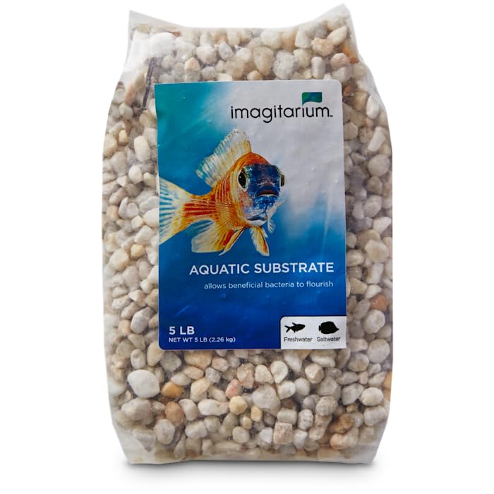 imagitarium Snowy River Aquarium Gravel Substrate, 5 lbs.