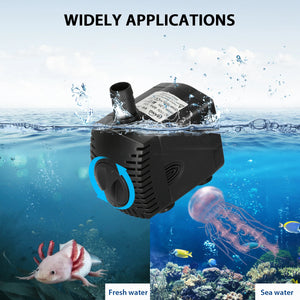 Aquarium Water Chiller, 79 Gal 1/3 HP Fish Tank Water Chiller Quiet Design Compressor Refrigeration for Hydroponic Jellyfish