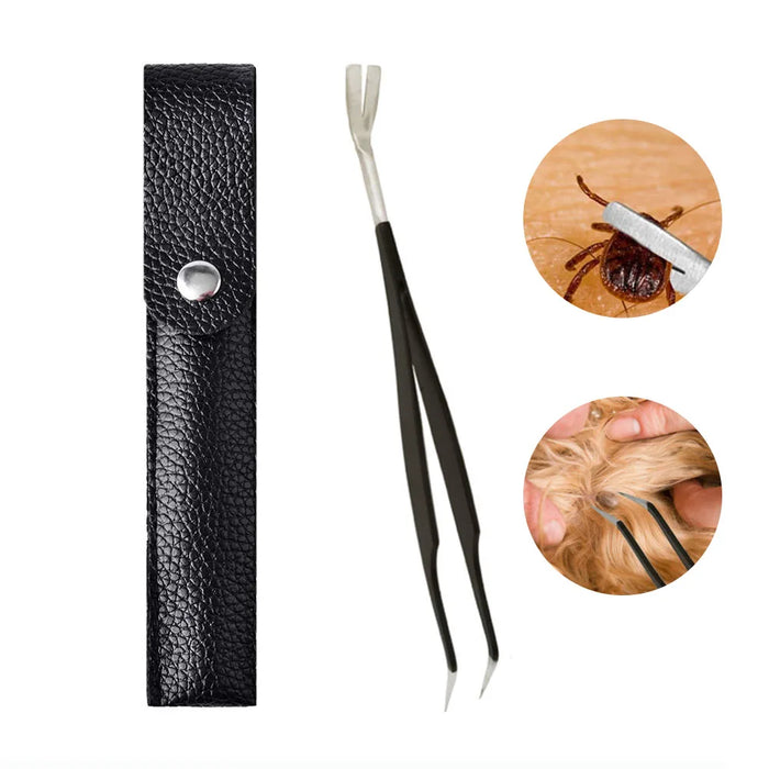 Pet Tick Removal Dog Cat Flea Remover Tool Pet Grooming Supplies Tick Hook Professional Tools For Cat Dog Horse Human Wholesale