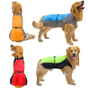 2024 Pet Dog Rain Coat Waterproof Jackets Breathable Assault Raincoat for Big Dogs Cats Apparel Clothes Pet Supplies 7XL 8XL 9XL