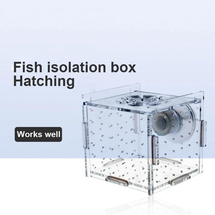 1pcs Fish Tank Transparent Aquarium Single Double Multi Grid Isolation Box Small Fry Incubator Breeding Box Aquatic Pet Supplies