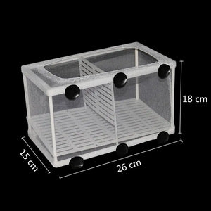 Aquarium Water Isolation Network Hanging Fish Breeding Breeding Isolation Box Aquarium Fish Tank Accessory Two Size Optional 1Pc