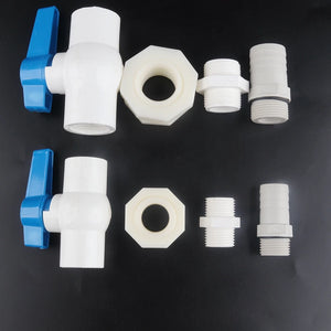 1Set 1/2" 3/4 to 4-25mm High Quality DIY Fish Tank Inlet Water Drain Joint Aquarium Hose Pagoda Connector Tank Bulkhead Fitting