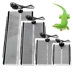 Terrarium Reptiles Heat Mat with EU/UK plug Climbing Pet Heating Warm Pads Adjustable Temperature Controller Mats Supplies