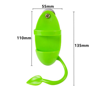 1Pc Parrot Feeder With Standing Rack Cuttlefish Bone Holder Plastic Hanging Food Container Cage Accessories Pet Bird Supplies