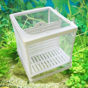 Aquarium Water Isolation Network Hanging Fish Breeding Breeding Isolation Box Aquarium Fish Tank Accessory Two Size Optional 1Pc