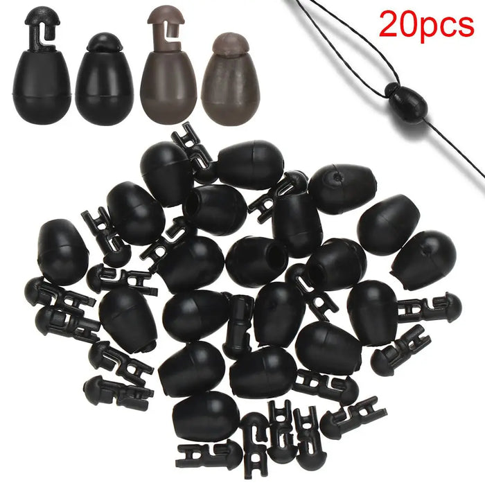 20pcs Beads Quick Change Carp Terminal Tackle Method Feeder Fishing Tools Connector Fish Tackles Pesca Iscas Accessories