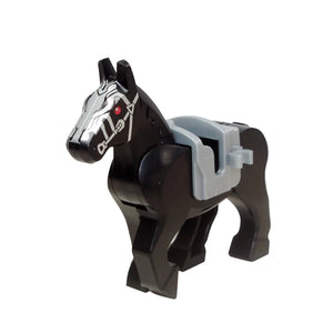 Plastic Blocks Mini Blocks Action Figures War Medieval Knight Horse  Wolf   Saddle  Bridle Toy Blocks For Children