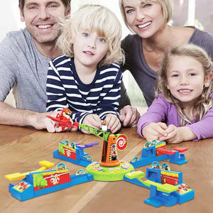 Spinning Plane Game Children's Educational Toys Multiplayer Interactive Tabletop Game Guarding The Chicken Game Sturdy Intera