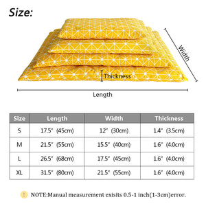 Winter Dog Bed Warm Dog House Soft Pet Sleeping Mattress Plaid Mat Cat Beds Blanket Cushion Small Medium Large Dogs Sofa Kennel