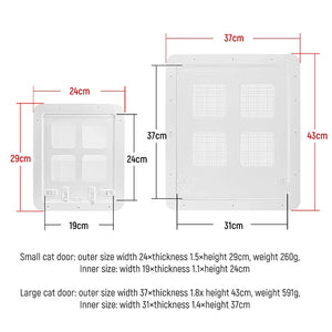 Pet Dog Screen Door Home Lockable Sliding Cat Screen Door Magnetic Self-Closing Screen Dog Fence Locking Function Gate Pet Door