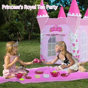 Child Toys Tents Princess Castle Play Tent  Girl Princess Play House Indoor Outdoor Kids Housees Play Ball Pit Pool Playhouse