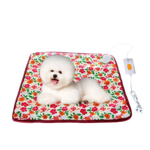 1Pc Pet Puppy Dog Cat Kitten Warm Electric Heat Pad Heating Blanket Bed Mat