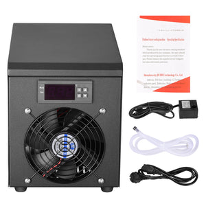 180W Aquarium Water Chiller 60L Fish Tank Cooler Heater System 10-40℃ Constant Temperature Device Sustainable Refrigeration