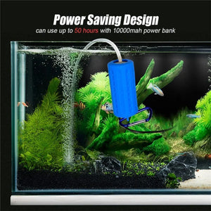 Portable Mini USB Aquarium Fish Tank Oxygen Air Pump Mute Energy Saving Supplies Accessories Aquarium  Air Pump