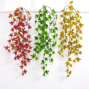 Aquarium Plant Ornament Reptile Fish Tank Durable No-Fade Artificial Plastic Fake Hanging Leaves Habitat Decor With Sucker