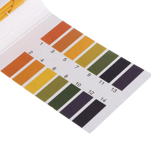 80 Pcs Test Paper 1-14PH Solution Strips Litmus Tool Kit Indicator Aquarium Pond K2V