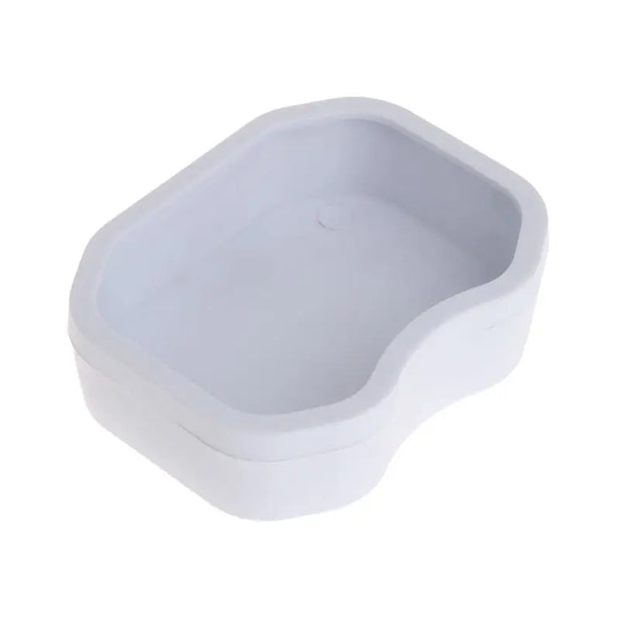 P82C Reptile Feeder Water Food Feeding Plastic Bowl 3 Size Turtle Lizard Snake Basin