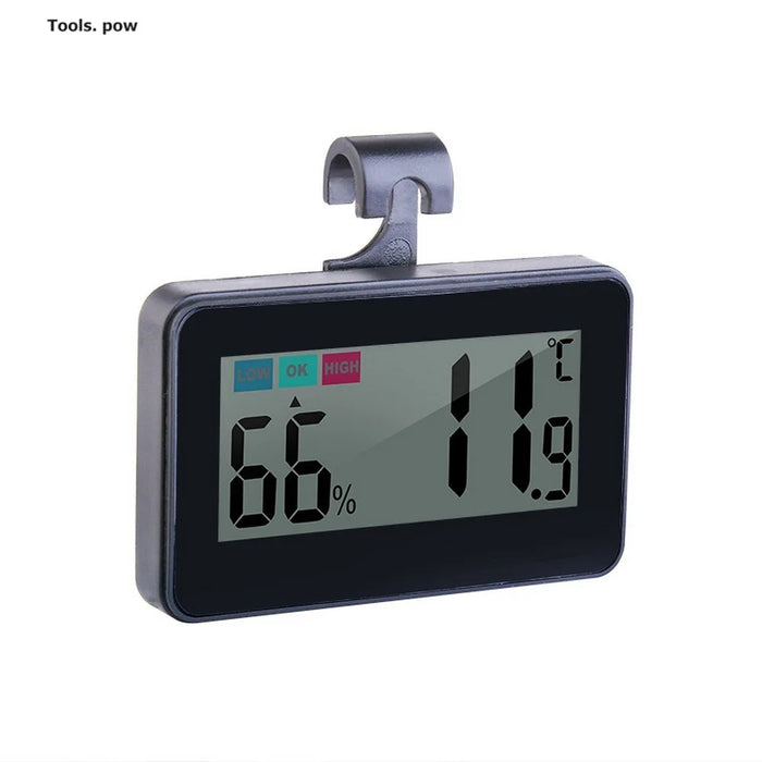 Reptile Thermometer Hygrometer Reptile Glass Container Thermometer Digital Pet Terrarium Reptile Box Thermometer with Suctioncup