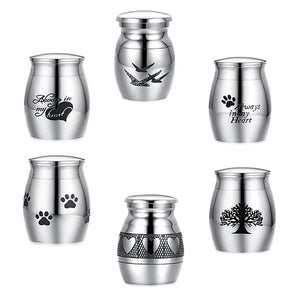 High Quality Custom Stainless Steel Cremation Urn-Funeral Holder Keepsake Polished For Human Pet Ashes Dropshiping