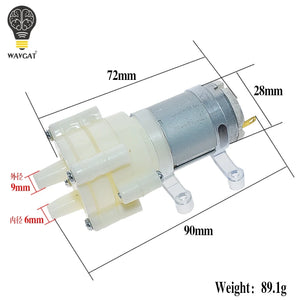 WAVGAT DC6-12V R385 Aquarium Fish Tank Round Water Air DC Diaphragm Pump Aquarium Air Pumps Accessories