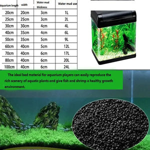 100g Anubias Aquarium Plant Seed Soil Aquarium Planted Substrate Sand, Soil Fertilizer Mud for Fish Tank Plants Care Freshwater