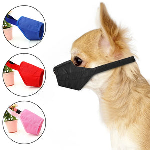 Adjustable Dog Mouth Muzzle Barking Nylon Anti Bark Bite Chew Training Products Pet Accessories for Large Small Medium Dog Pet