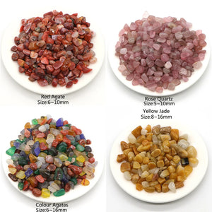 Natural Crystals Quartz Healing Stones Gravel Specimen Jewelry Making Decor Bulk Tumbled Gemstone Home Aquarium Decoration