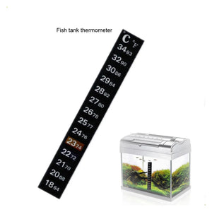 5Pcs Aquarium Fish Tank Thermometer Temperature Sticker Aquarium Accessories Digital Dual Scale Stick-on High Quality Durable