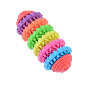 Health Durable Gear Gums Teething Teeth Rubber Pet Cat Dog Toys Pet Dog Puppy Dental Pet Supplies Chew Toys for Large Small Dogs