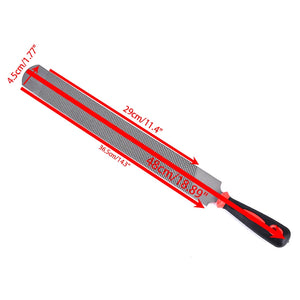 480mm Tangled Hoof Foot Rasp Farrier Equipment Horse Shoeing Iron siliver 1pc Rasp Knife