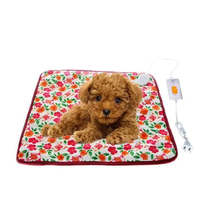 1Pc Pet Puppy Dog Cat Kitten Warm Electric Heat Pad Heating Blanket Bed Mat