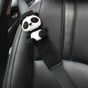 1pc Cute Cartoon Toy Animal Car Seatbelt Cover Seat Belt Harness Cushion Auto Shoulder Strap Protector Pad for Children/ Kids