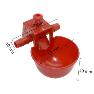 5Pcs Chicken Drinker Drinking Cups for Chickens red Quail Chicken Waterer Bowl Automatic Poultry Coop Feeder water Drinking Cups