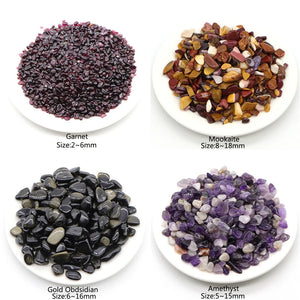 Natural Crystals Quartz Healing Stones Gravel Specimen Jewelry Making Decor Bulk Tumbled Gemstone Home Aquarium Decoration