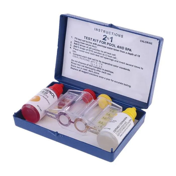 New PH Chlorine Water Quality Test Kit Swimming Pool Hydroponics Aquarium Tester Instruments and Apparatus