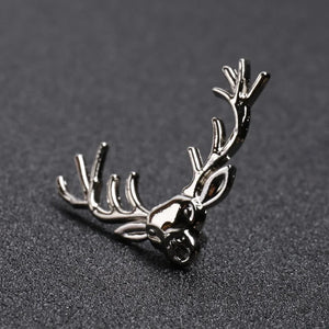 Animal Insect Series Bee/Flower/Bird/Deer Enamel Brooch Collar Needle Men and Eomen Shirt Collar Clip Pin Clothing Decoration