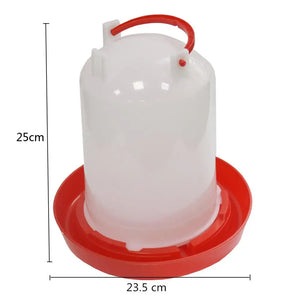 3 KG Chicken Drinker/Feeder Rooster Hen Drinking Cups Feeding Cup Farm Animal Poultry Chicken Farm Feeding Watering Supplies