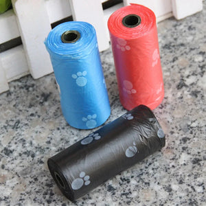 Biodegradable Pet Dog Poop Bag Zero Waste Dog Pooper Bags Paw Doggy Litter Poop Bag Dispenser Pets Products For Dogs