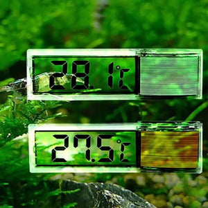 Digital Electronic Aquarium Thermometer, Plastic, Metal, 3D, Fish Tank Temp Meter, Gold, Silver, New Arrival