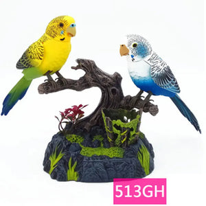 Family pet bird toys talking birds pet birds pet bird cage electric voice control children's toys gift