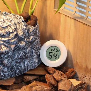 Hoomall Lizard Amphibian Terrarium Tortoise Temperature Humidity Meter Thermo-Hygrometer Digital LCD Reptile Mini Thermometer