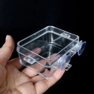 Suction Cup Reptile Feeder Anti-Escape Reptiles Water Bowl Worm Live Fodder Container for Gecko Snakes Chameleon Iguanas