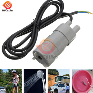 JT-500 600L/H 5M high Pressure DC Submersible Water Pump 12V 24V Three-phase Micro Motor Water Pumps for Aquarium Fish tank pool