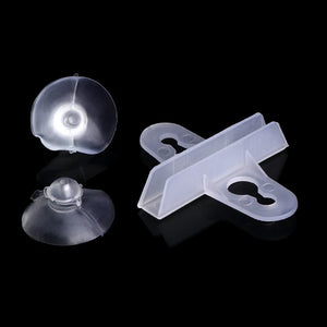 5pcs Aquarium Divider Suction Cup Plastic Sheet Holder Set Fish Tank Fish Aquatic Pet Supplies