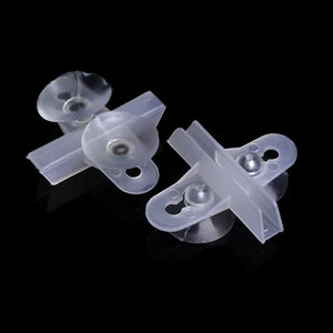 5pcs Aquarium Divider Suction Cup Plastic Sheet Holder Set Fish Tank Fish Aquatic Pet Supplies