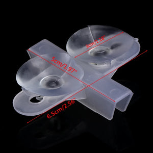 5pcs Aquarium Divider Suction Cup Plastic Sheet Holder Set Fish Tank Fish Aquatic Pet Supplies